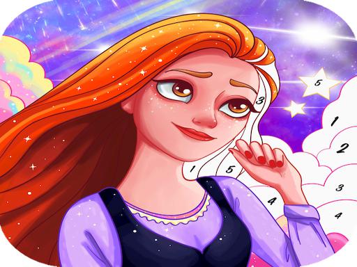 Princess coloring game for girls - Paint Color Boo Online - Play Free ...